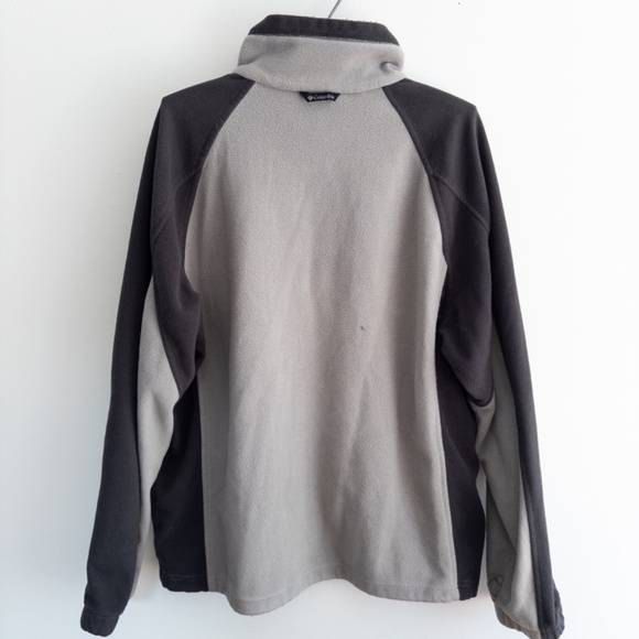 COLUMBIA Fleece INTERCHANGE SMALL Men grey soft zip up - Picture 4 of 7